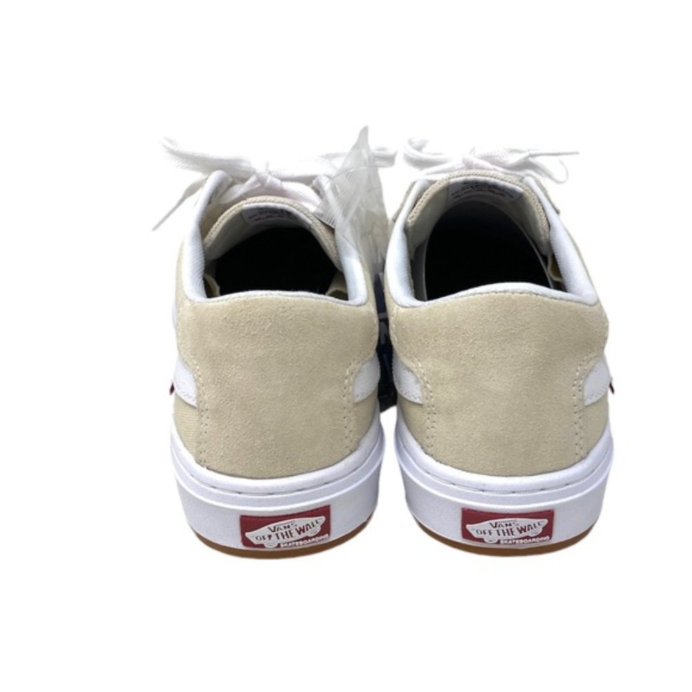 💖MEGA SALE💖VANS Berle Whitecap Suede Low Top White Tan  Women’s  VN0A5JIJ83M - Picture 7 of 10